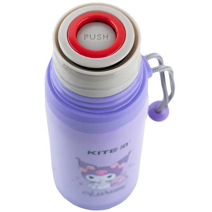 Пляшечка для води Kite Kuromi HK24-401, 550 мл_HK24-397, 500 мл, фіолетова_ТермосHK24-301. 350 мл
