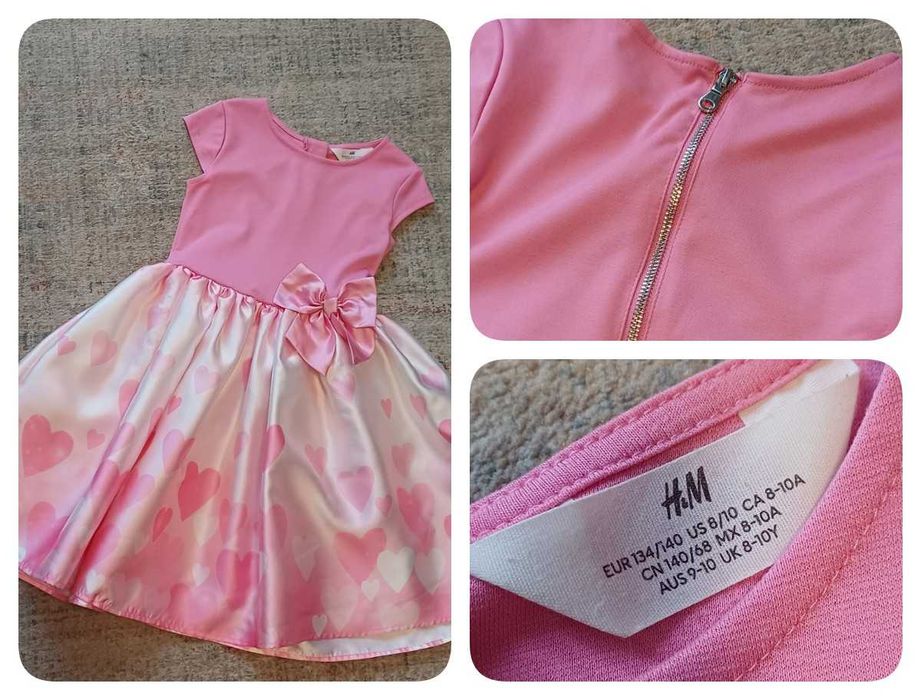 Sukienki 3szt.- H&M i Reserved -134/140 NOWE