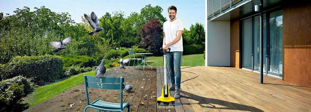 Wynajem Karcher Szorowarka PCL -4 ; PCL -6 do czyszczenia deski tarasowej, kompozytu