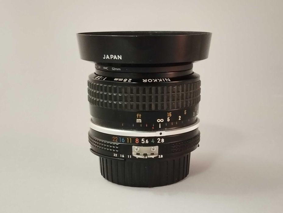 Nikkor 28mm f:2.8 AI (Nikon 28/2,8) + HN2 + UV + POL