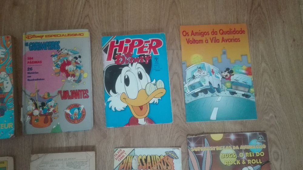 BD's Disney, entre outros.