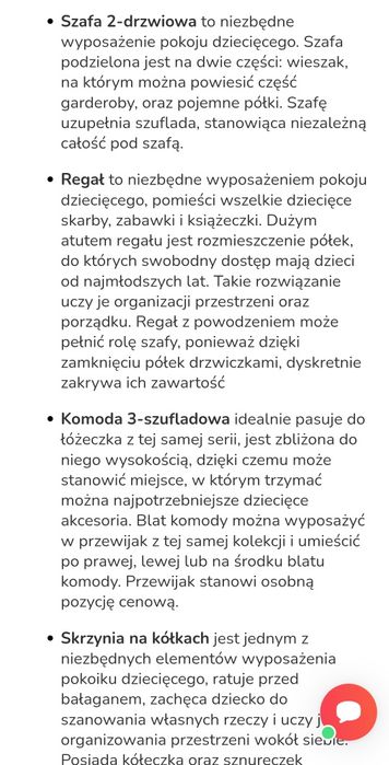 Zestaw mebli dziecięcych BELLAMY LOTTA