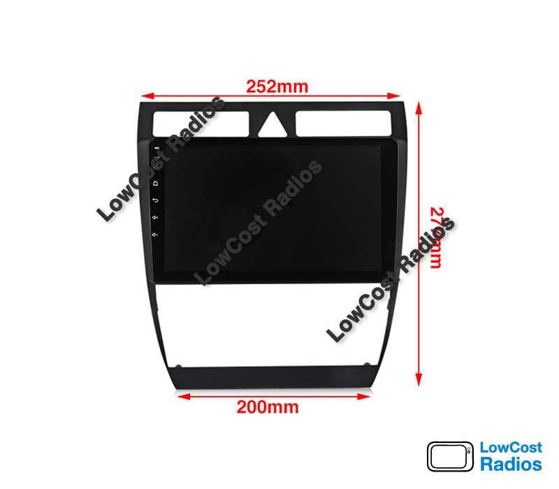Auto Rádio ANDROID 9" - AUDI A6 (1997 a 2005) | 9'' GPS BT USB APPS WIFI | CARPLAY • ANDROID AUTO