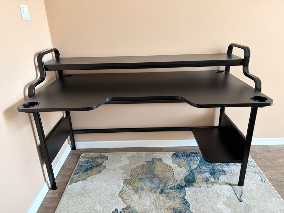 FREDDE Biurko Gamingowe 140x74x73 Czarne