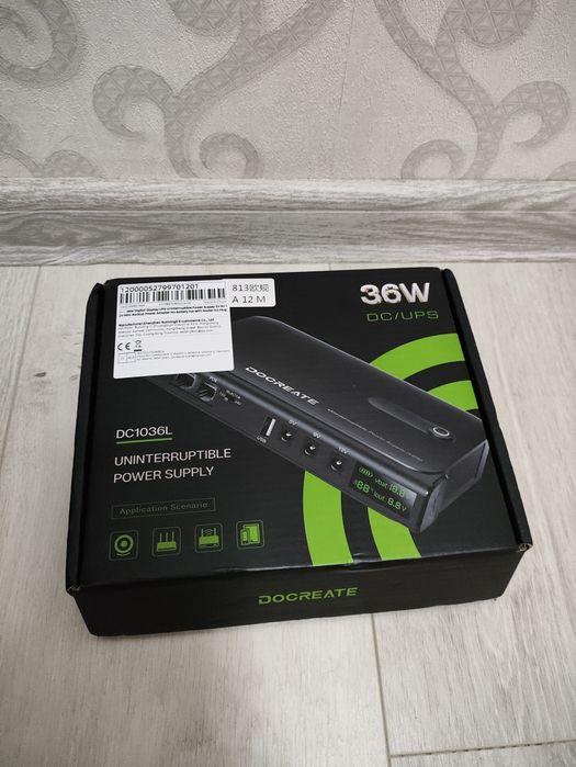 ДБЖ (UPS) 36Вт роутера DC1036L Docreate без акумуляторів