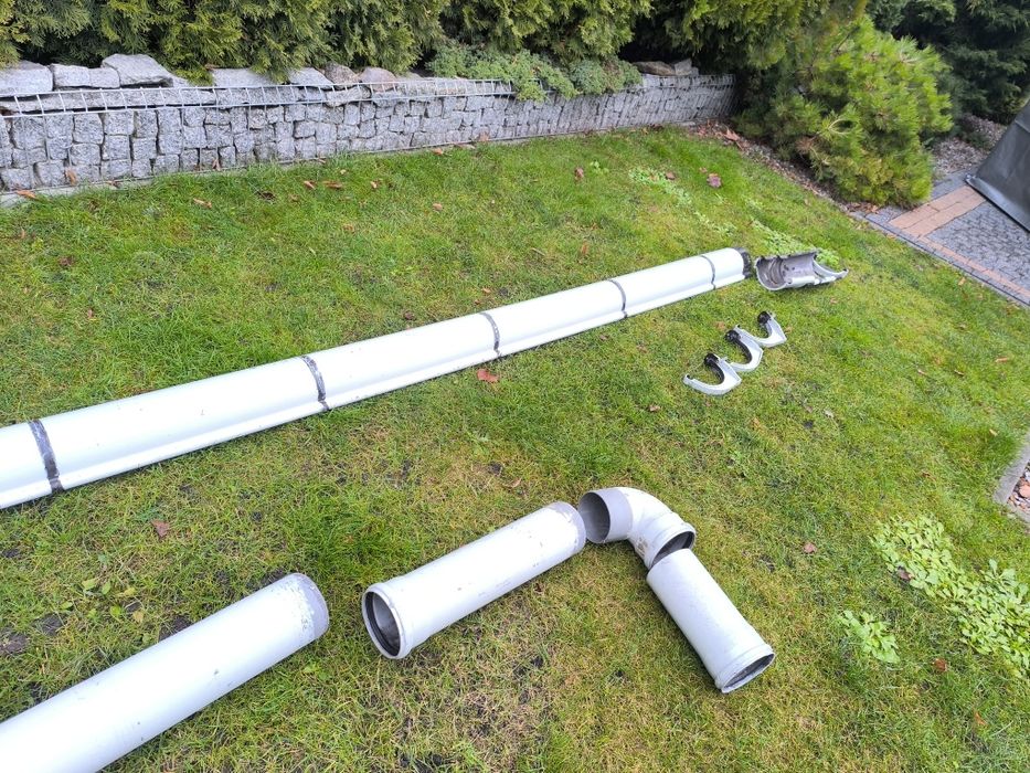 rynna plastik 4.7mb komplet używana