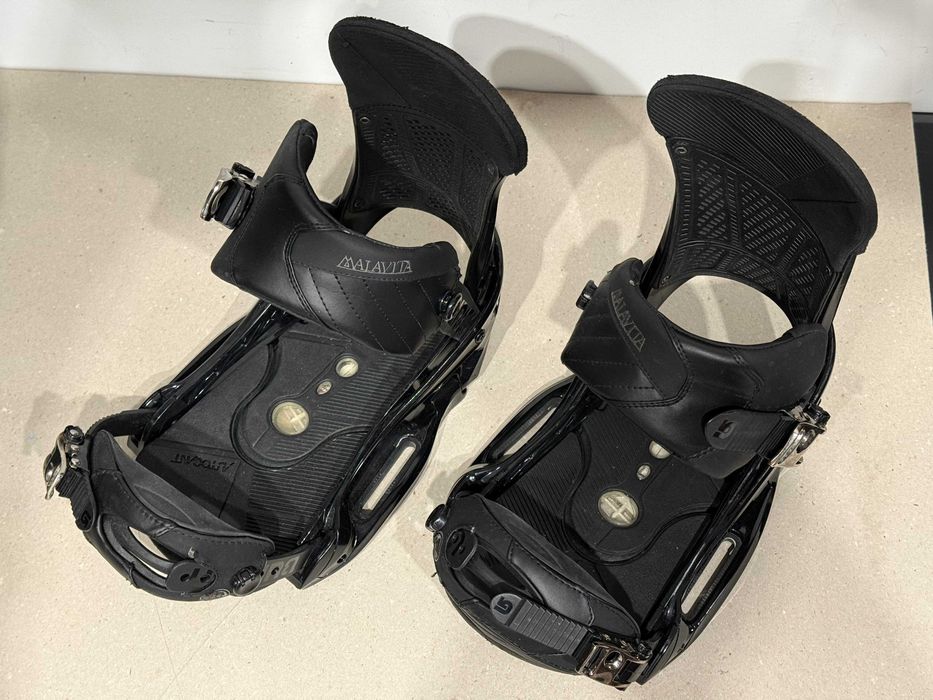 Burton Malavita EST M/L, wiązania snowboardowe, super stan!