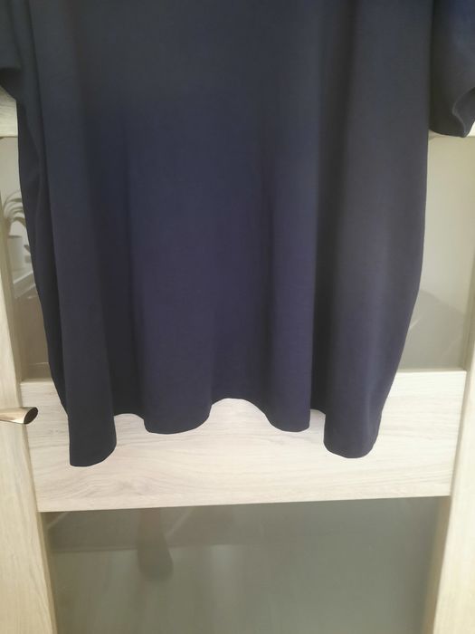 Ulla Popken Selection śliczna tunika,bawełna Prima, granat 58-60 Nowa