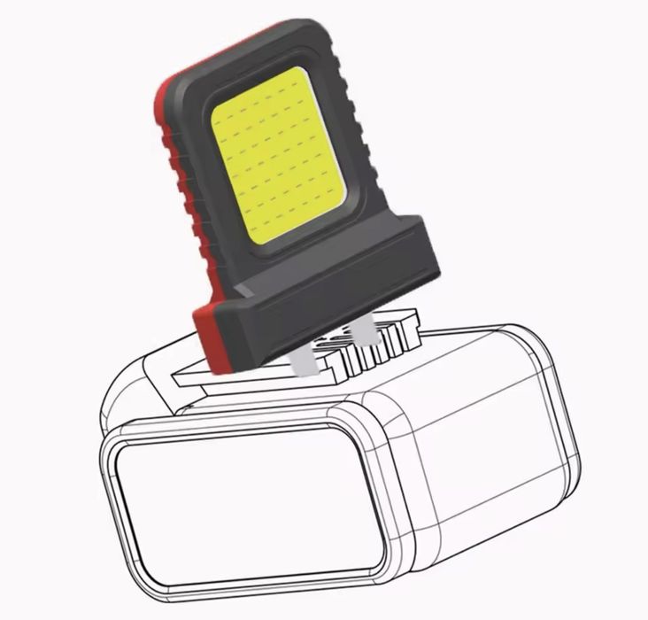 Светодиодный фонарь для аккумуляторных батарей.