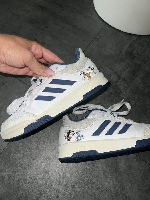 Дитячі білі шкіряні кросівки Adidas Disney Tensaur Mickey Mouse 32FR