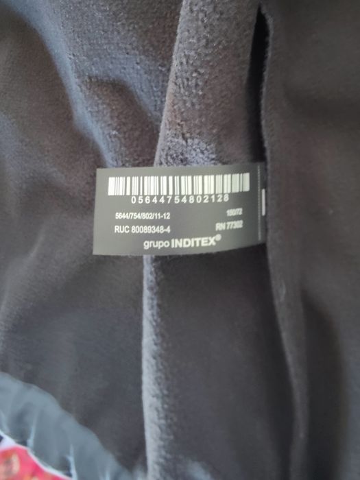 Casaco Zara softshell novo menino cinza escuro