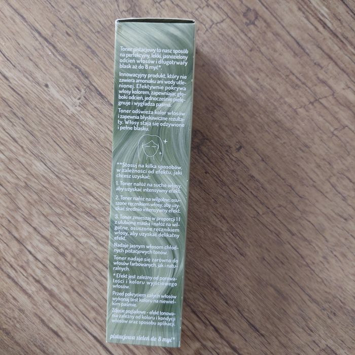Toner pistacjowy