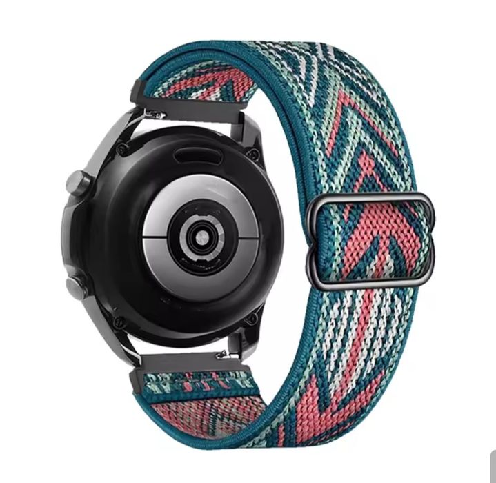 Pasek Nylonowy 20 mm do Smartwatcha Elastyczny Regulowany Teleskopy