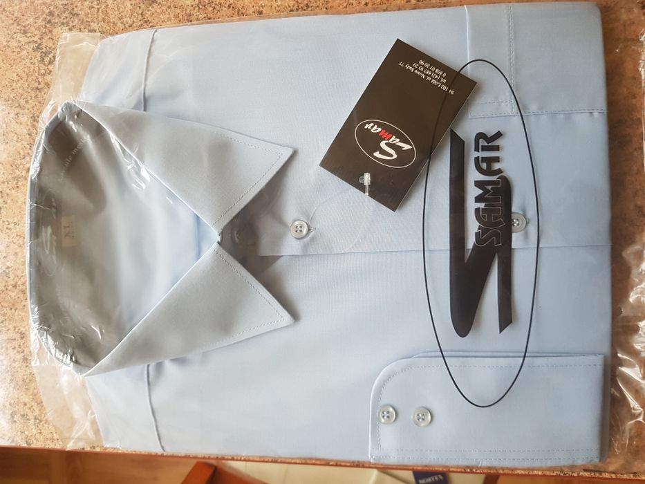 Koszula męska niebieska nowa,rozmiar XL