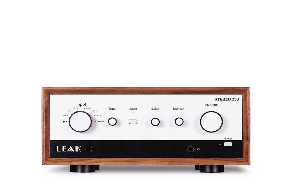 Leak Stereo 230 Wood wzmacniacz stereo 2x115W z DAC i Bluetooth