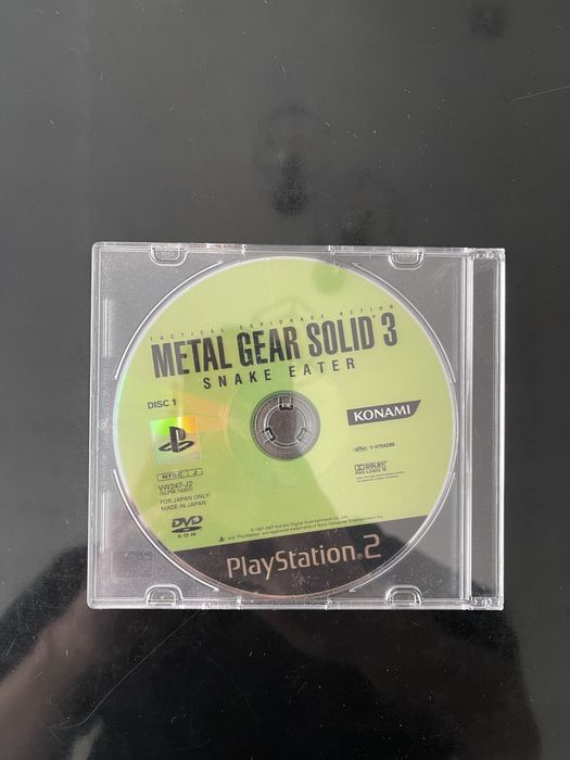 Metal Gear Solid 3: Snake Eater (NTSC-J, PlayStation 2, Japan)