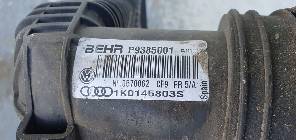 Vw Golf Vi 2.0 Tdi 1K0145803S Chłodnica Powietrza Intercooler