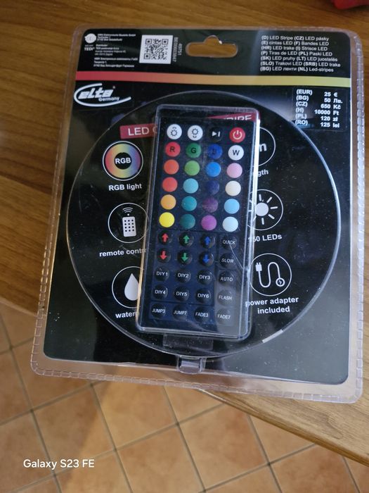 Taśma led 5m z pilotem Nowa w oryginalnym opakowaniu