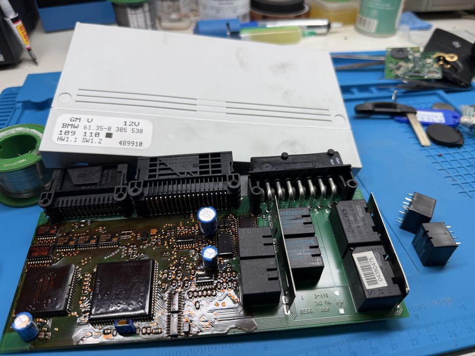 Reparação mudulo fecho central bmw E46