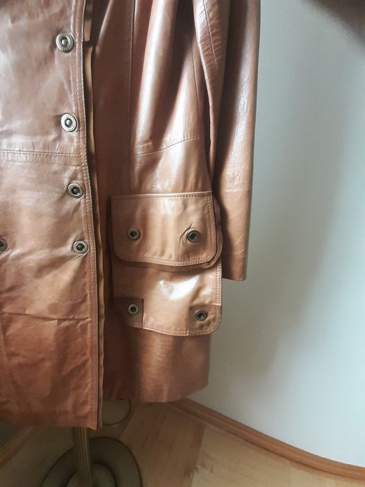 Płaszczyk ze skóry naturalnej