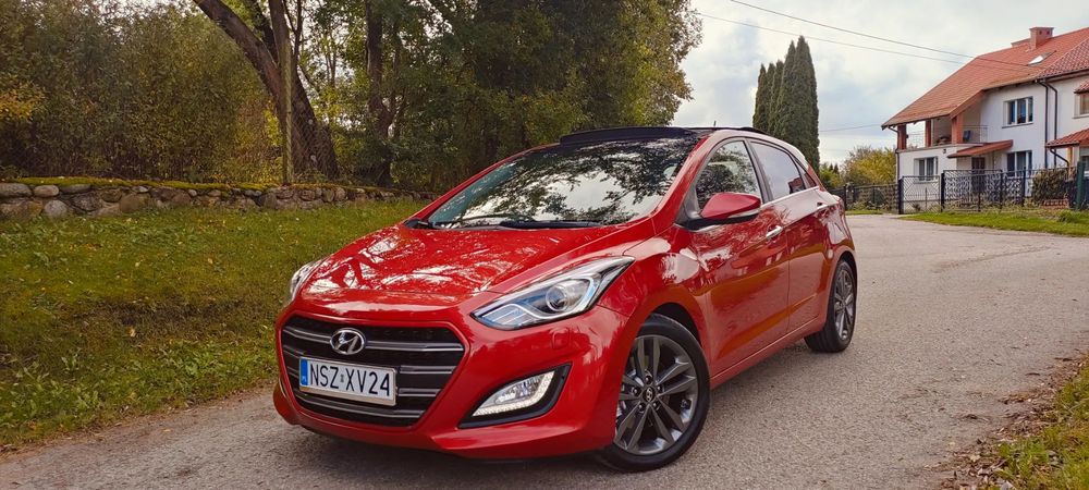 Hyundai I30 1.6CRDI 136KM LED BiXenon Panorama Skóra Wersja Premium Perłowy Lakier