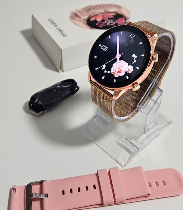 Smartwatch złoty damski