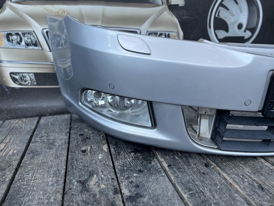 Бампер передній шкода октавія а5 9156 skoda octavia a5 рестайлінг