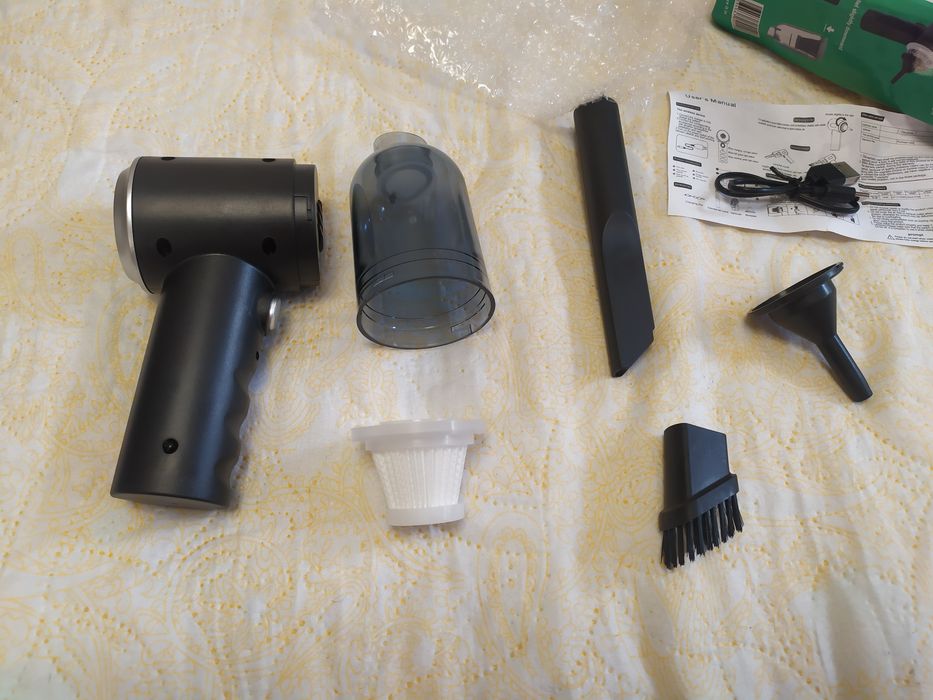 Ручной аккумуляторный автомобильный пылесос 3в1