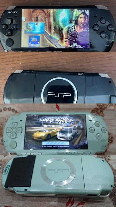 Продам Sony PSP-2000mint green;3004 з встановленими іграми