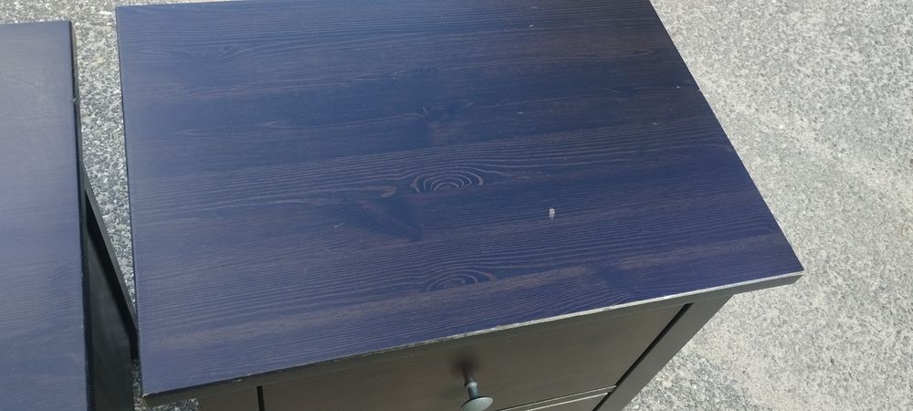 Szafka nocna drewniana sosnowa szafka nocna hemnes ikea