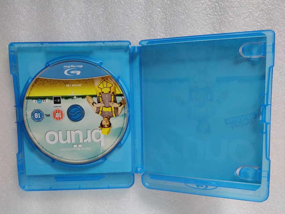 Bruno Blu-ray disc Sacha Baron Cohen 18+