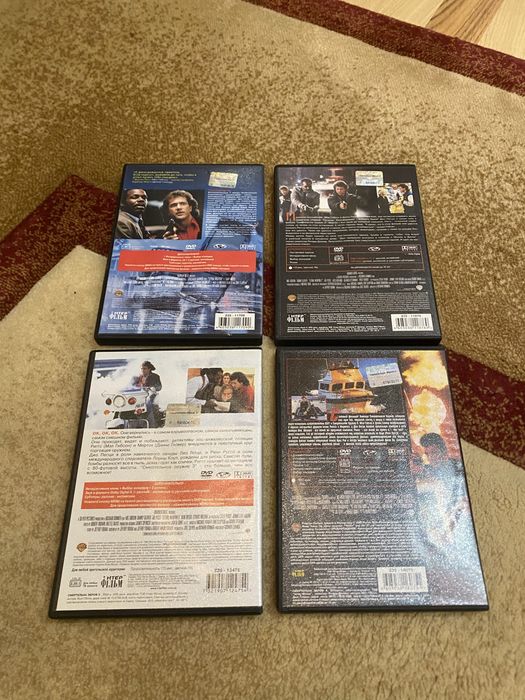 Смертельна зброя 1-4 на Двд