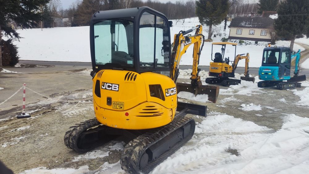 Minikoparka JCB 8025 Brutto 3 łyżki mini koparka