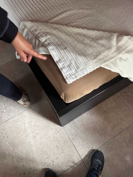 Cama solteiro com Colchão
