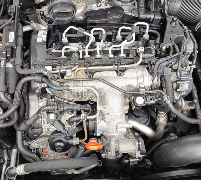 VW Touran I Lift Intercooler Schowek Lusterko LA7W Silnik CAB 2.0 TDI