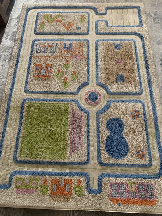 Детский ковер с дорогами Fulya Турция 120*175см