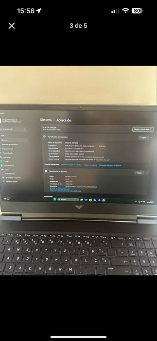 Notebook HP victus gamer