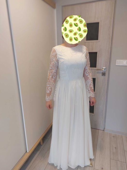 Suknia ślubna ecru nowa nieużywana