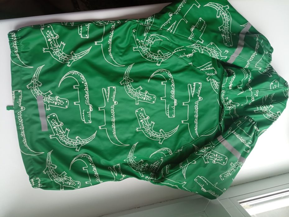 Куртка ветровка на флисе  р.128-134