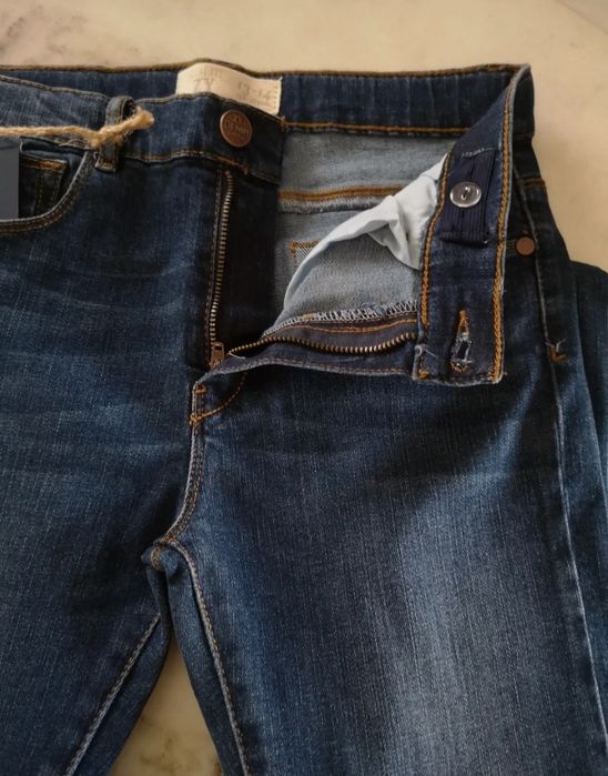 Calças ganga NOVAS:11 a 14 anos