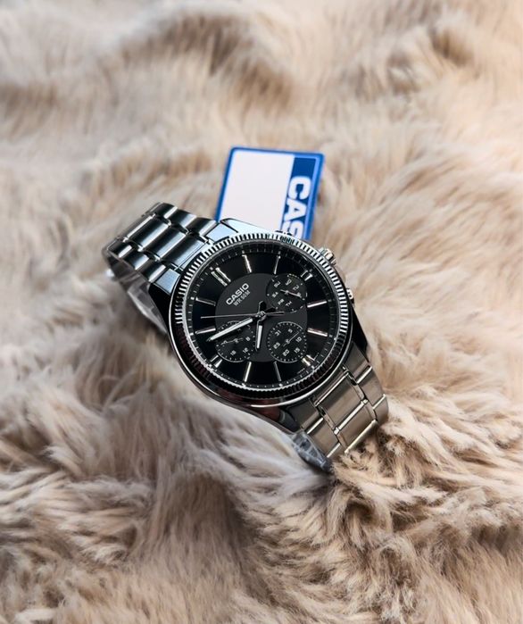 Офіційний Годинник чоловічий Casio MTP-1375D-1  Гарантія Часы мужские