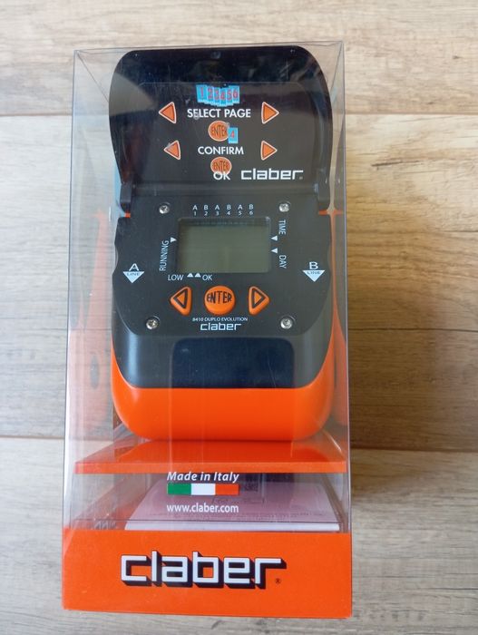 CLABER 8410 Nawodnienia  Programator sterownik nawodnienie podlewania irygacja timer elektrozawór zraszacz reduktor ciśnienia automatyczne kroplujące