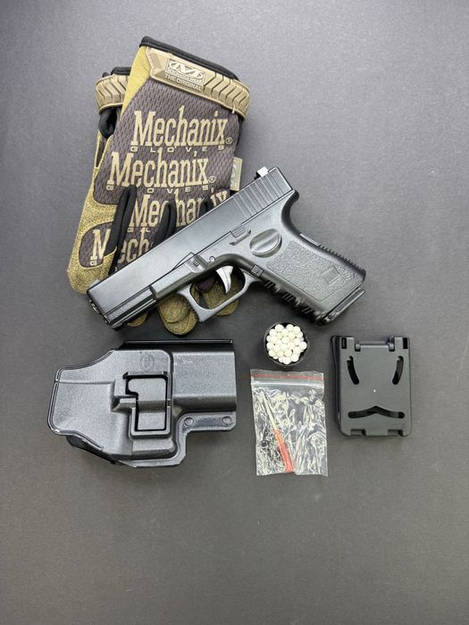 Іграшковий металевий пістолет Glock 17 + кобура — модель G15+