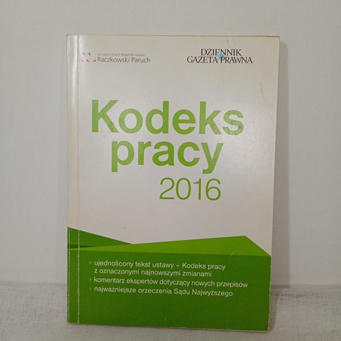 Kodeks pracy. 2016.