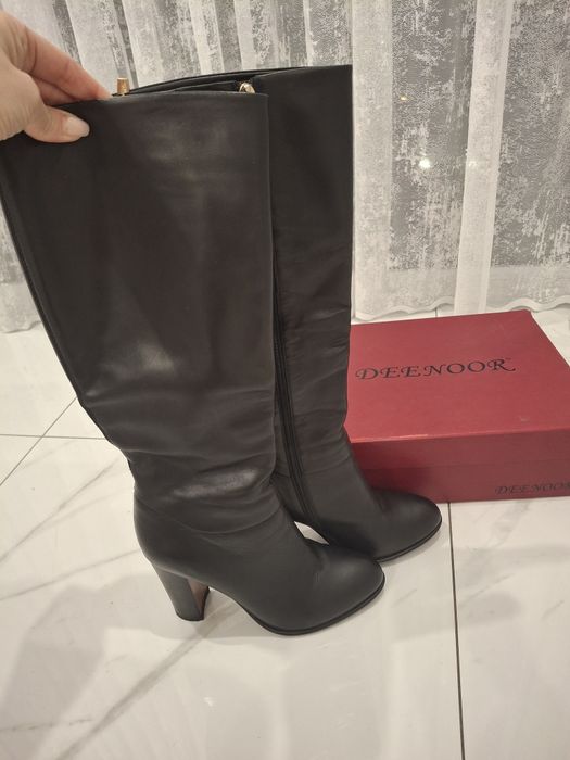 Шкіряни сапоги жіночі