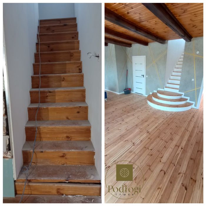 Cyklinowanie | Renowacja schodów | Układanie podłóg
