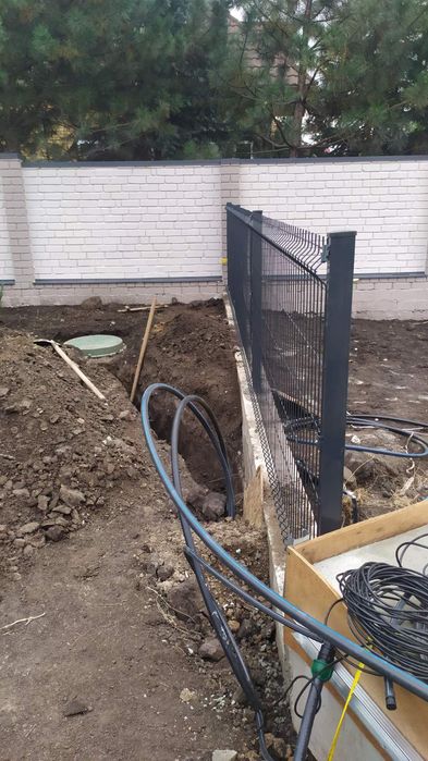 Забор из Сварной сетки 3D «под ключ» Установка и монтаж забора. Скидки