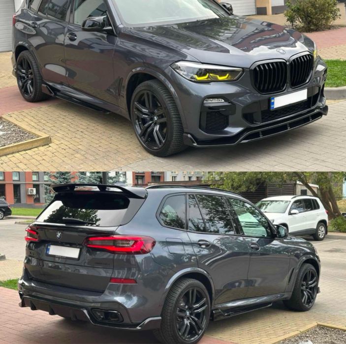 Комплект обвеса губа спойлер диффузор парадигма BMW X5 G05 глянец