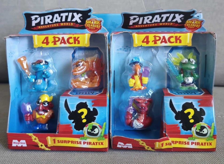 Série Piratix Trésor D'Or - Boîte De 12 Forteresses à Collectionner