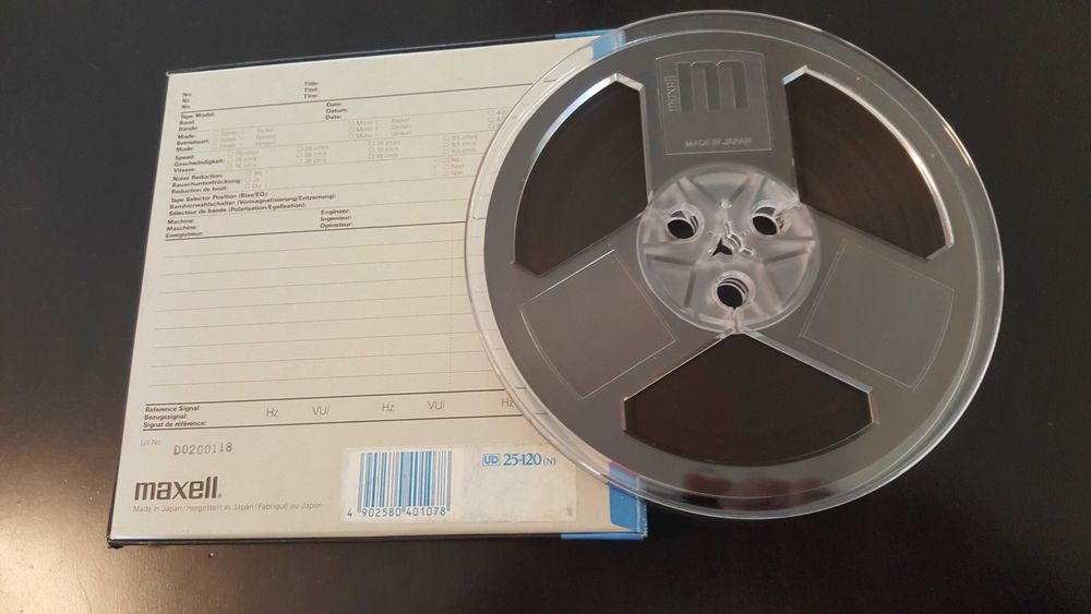 taśma szpula magnetofonowa maxell  ,,18,,